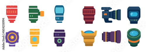 Colorful Lens Icons