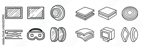 Virtual Reality Display Icons