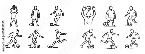 Football Position Sketches