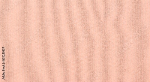 Peach coral beige nude white Soft pink ribbed knit fabric with vertical texture and delicate stitching, abstract texture background. Gradient. Light soft pale pastel shade. Peach fuzz.