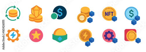 Blockchain Token Icons