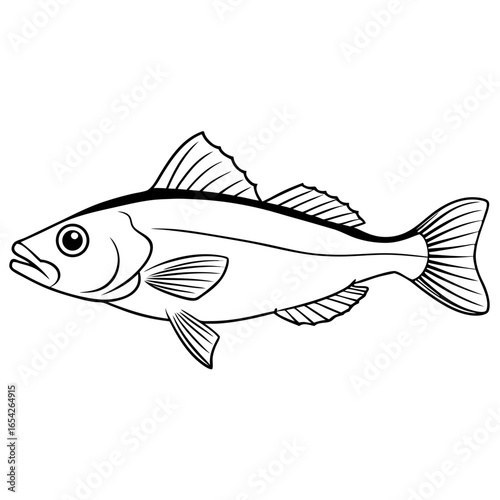 Meat and fish codfish icon transparent background