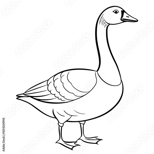 Meat and fish goose icon transparent background