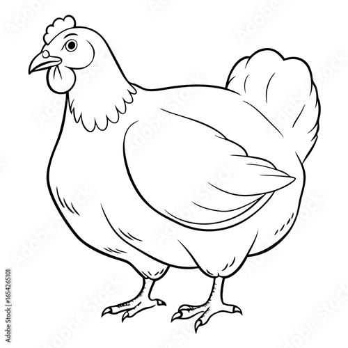 Poultry chicken icon transparent background