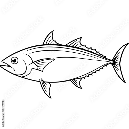 Fish tuna icon transparent background