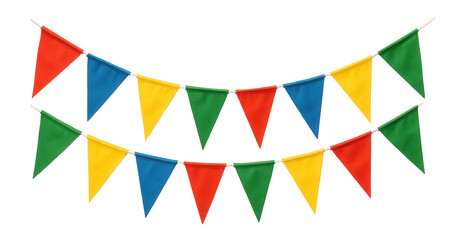 Party flag border.