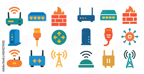 Networking Icon Grid