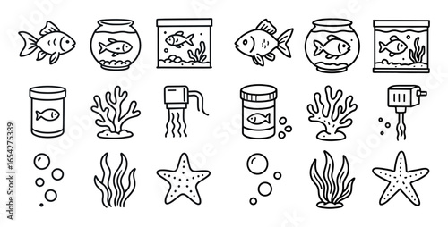 Fish Icon Set