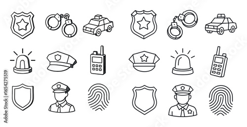 Police Icon Set