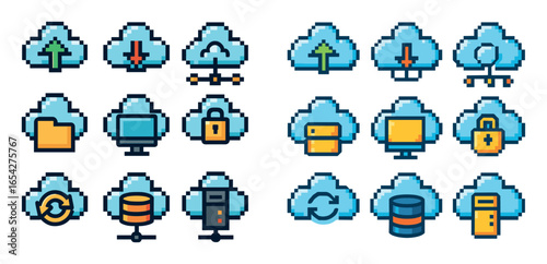 Cloud Analytics Icons