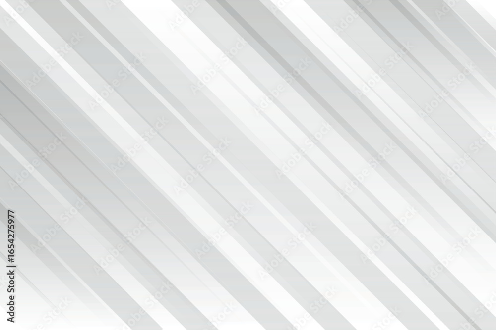 Fototapeta premium Abstract white square shape with futuristic concept background - Stripes line shape one directional multi color background
