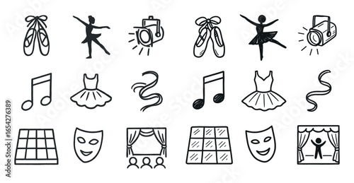 Dance Icons Grid