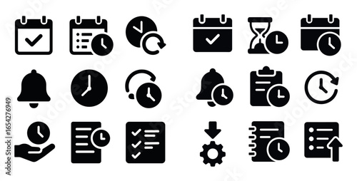 Time Management Icons