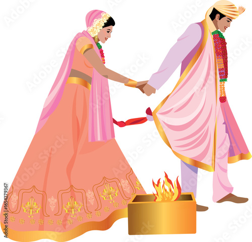 Indian wedding couple ceremony episode