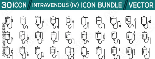 IV drip line bundle