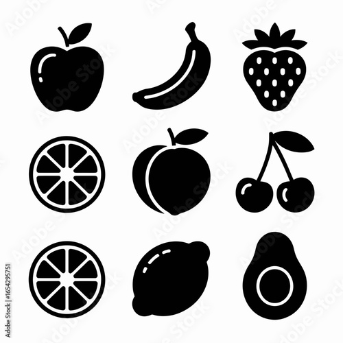 set of fruits