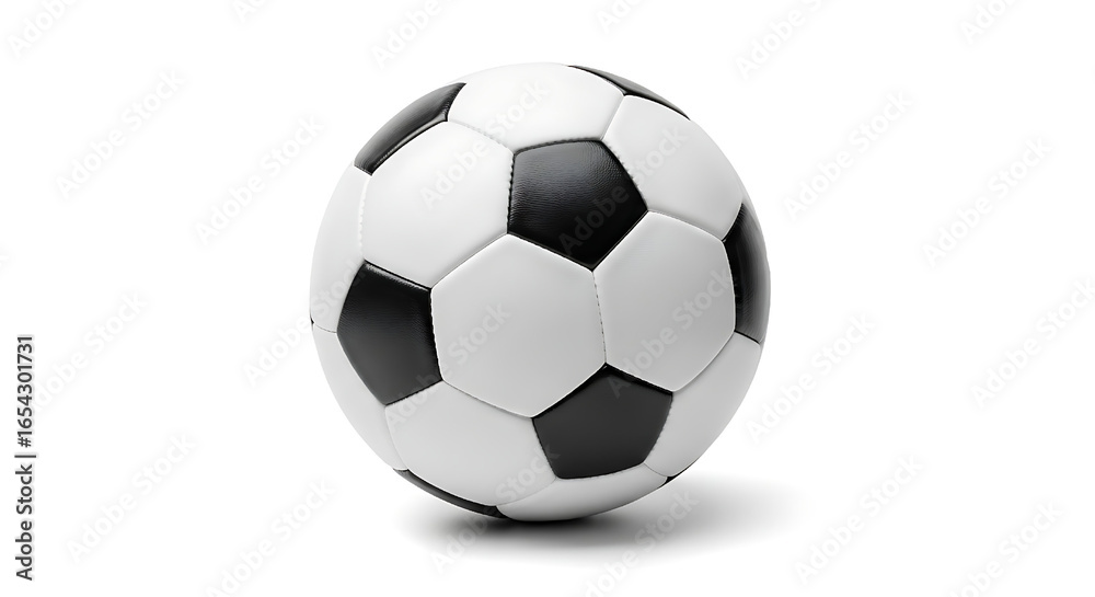 Naklejka premium soccer ball on white background soccer ball isolated on white, Football soccer ball isolated on transparent background