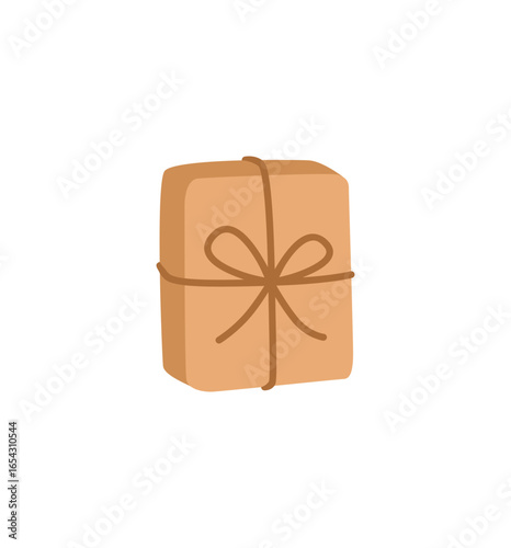 Paket mit Kordel