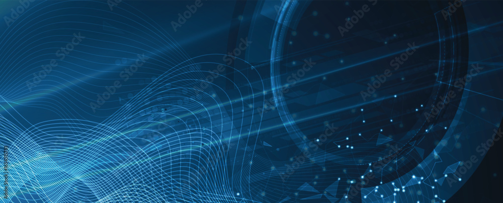 Obraz premium Template for abstract high technology and science background