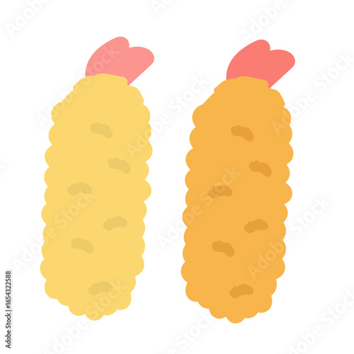エビフライ　イラスト