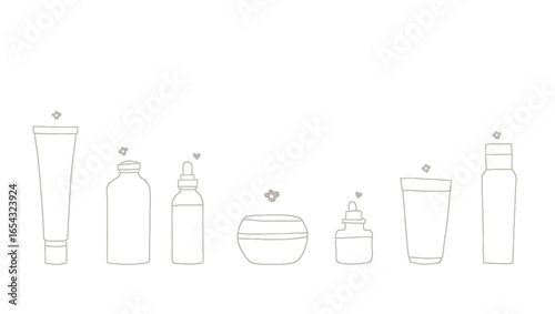 vector illustration of a bottle of perfume