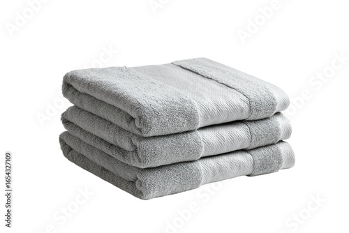 Premium quality towels isolated on transparent background