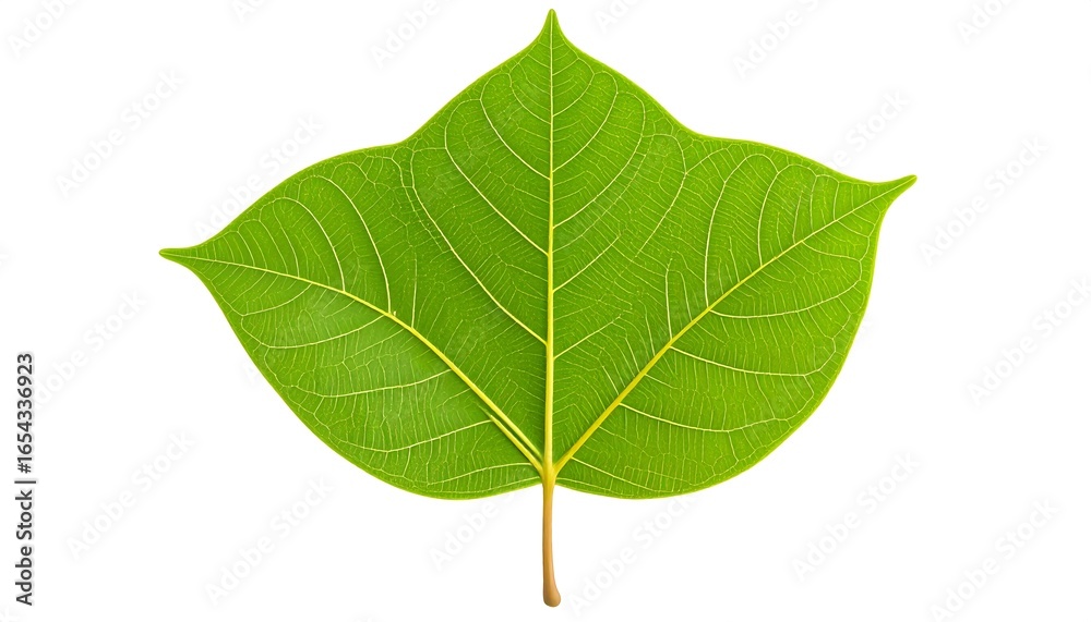 Fototapeta premium Close-up of a vibrant green leaf (14)