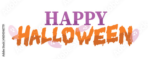 Happy Halloween set - Trick or treat – funny cute  hand drawn doodle lettering label, t-shirt design, mug print, sticker print.