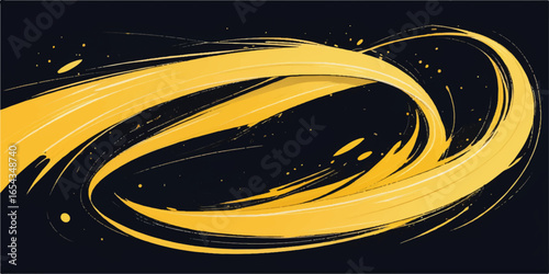 Abstract grunge vector background with stars moon and night sky elements