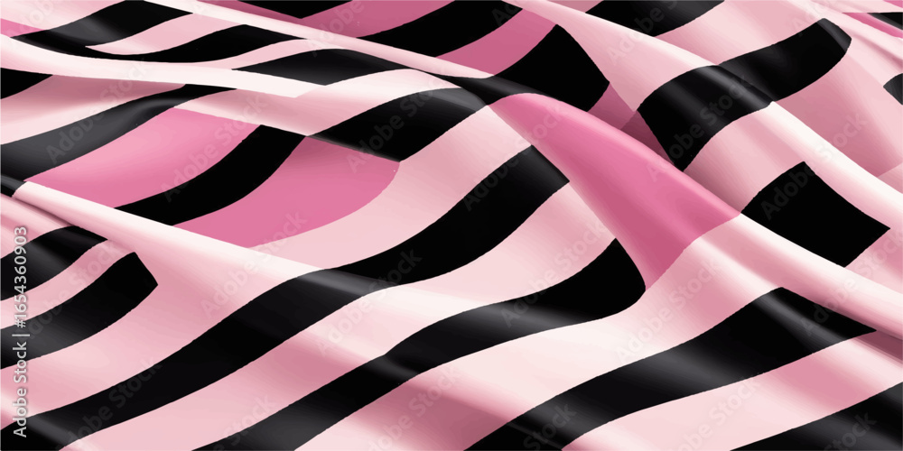 Obraz premium Vintage USA flag striped pattern design with a retro-style illustration on a fabric backdrop