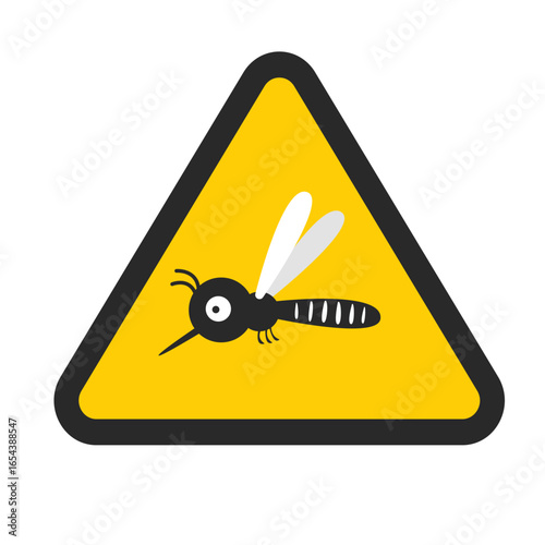 mosquito isolated on white background.