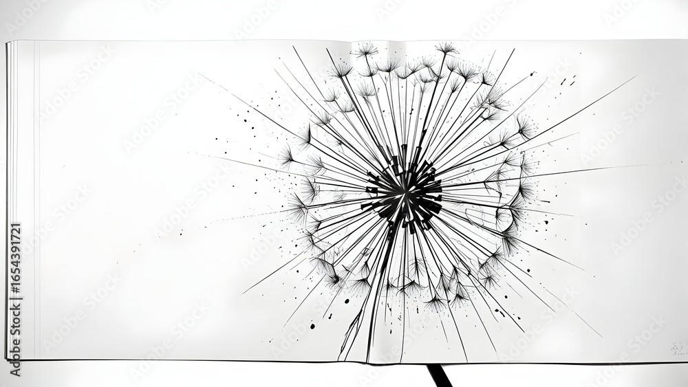 Obraz premium black and white background