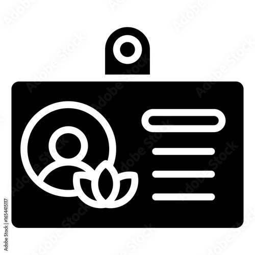 The symbol icon for membership or access to services focused on well-being, relaxation, and self-care signifies access to exclusive services, such as spa treatments.