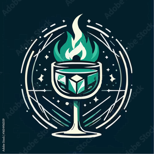 
representation of a sophisticated drink
 77