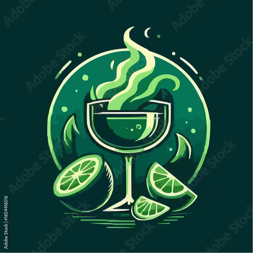 
representation of a sophisticated drink
 76