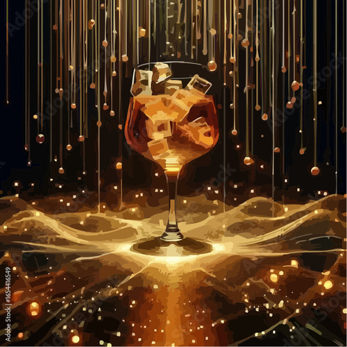 
representation of a sophisticated drink
 72