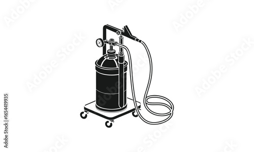 Medical Oxygen Cylinder Art