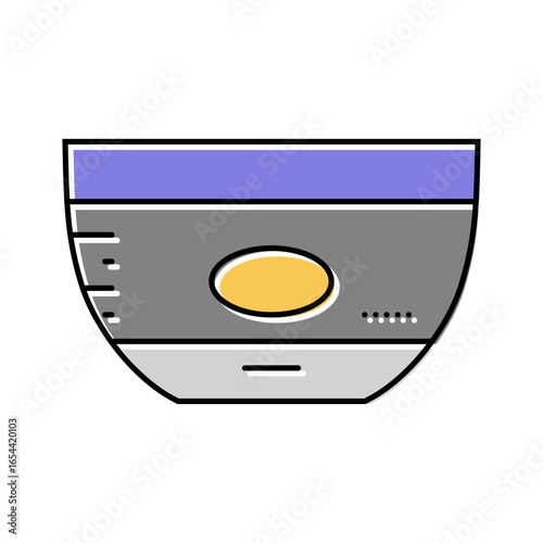 clay mask men cosmetic color icon vector illustration