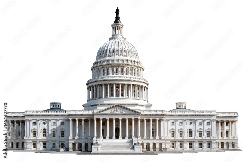 Naklejka premium US Capitol Building, front view