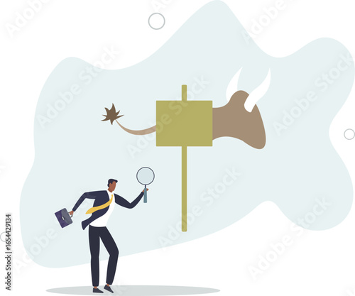Positive sentiment in the stock and cryptocurrency market. Bullish signal and trading training.