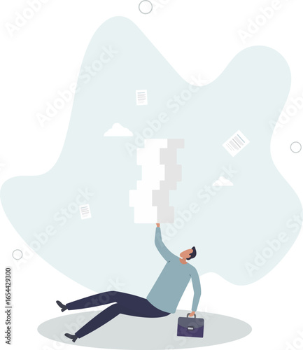 Overwork and overload work make employee exhausted and stressed leads to depression, burnout and low efficiency,.human life.