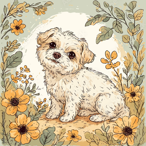 Cute Dog Design Very Cool
