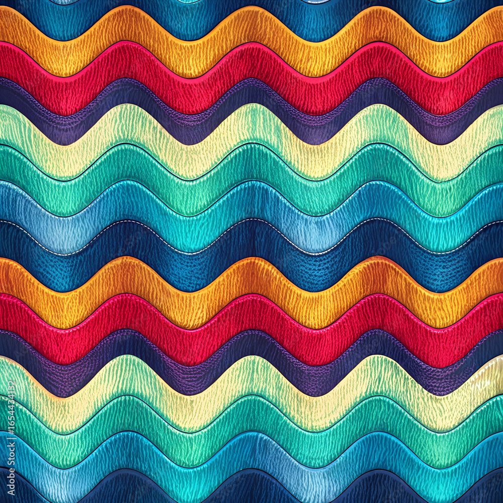 Obraz premium abstract colorful background with waves