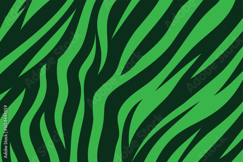 Green Zebra Stripe Pattern Background Vector — Seamless Animal Print,
Abstract Green Tiger Stripes – Modern Animal Print Wallpaper Design