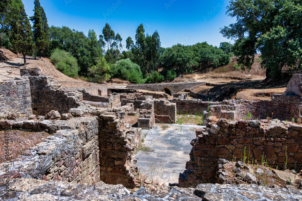 Fototapeta premium Roman baths ruins at Mirobriga