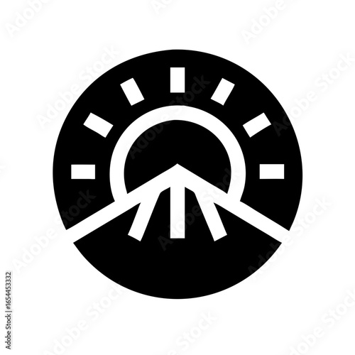 silhouette task duration hand drawing icon for web and graphic design
