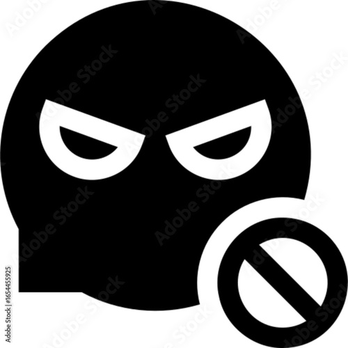 No Stalking Icon