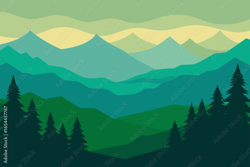 Fototapeta premium mountain landscape in the mountains
