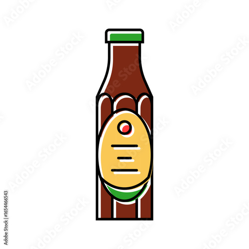 chutney condiment color icon vector illustration