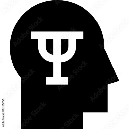 Psychology concept with brain